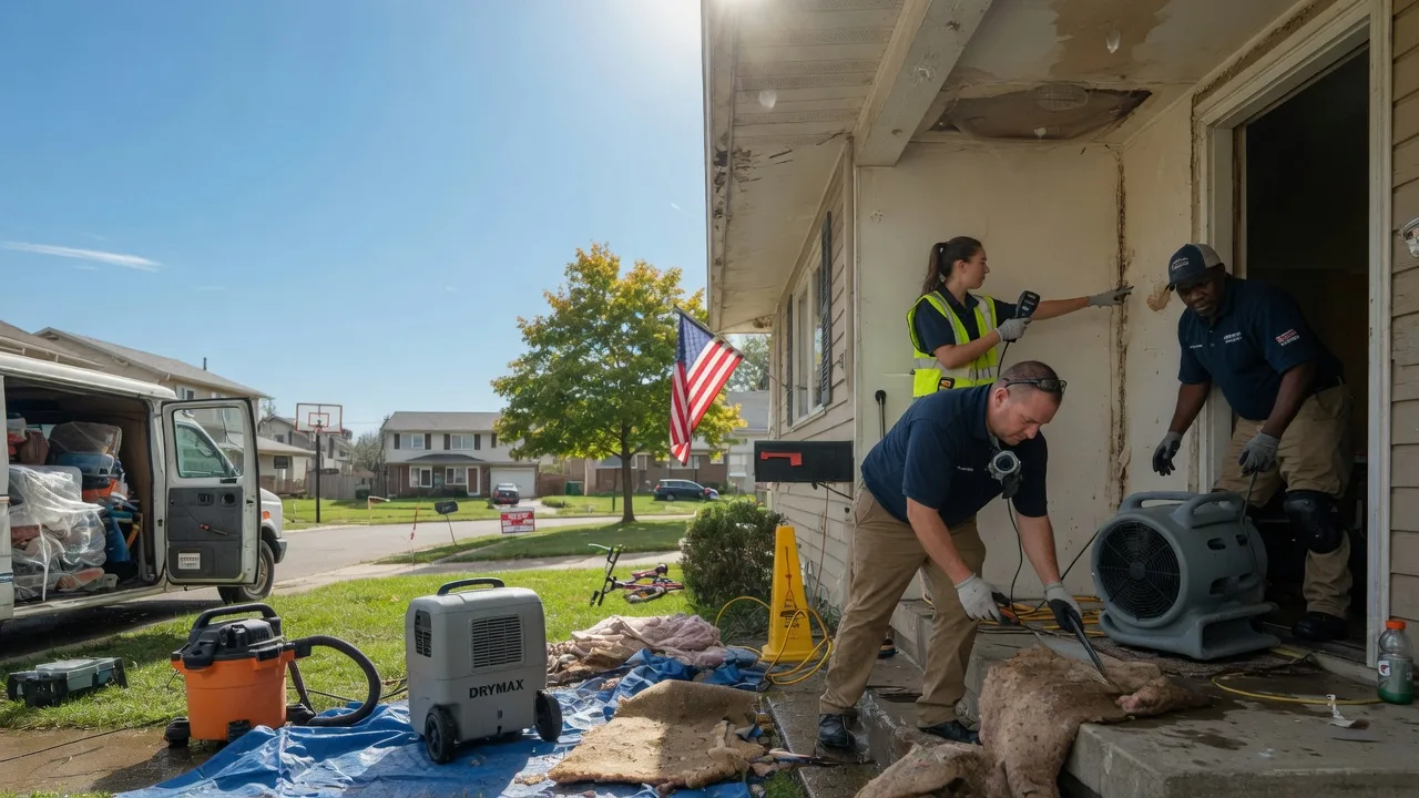 Water Damage Restoration in Fountainville, PA near me